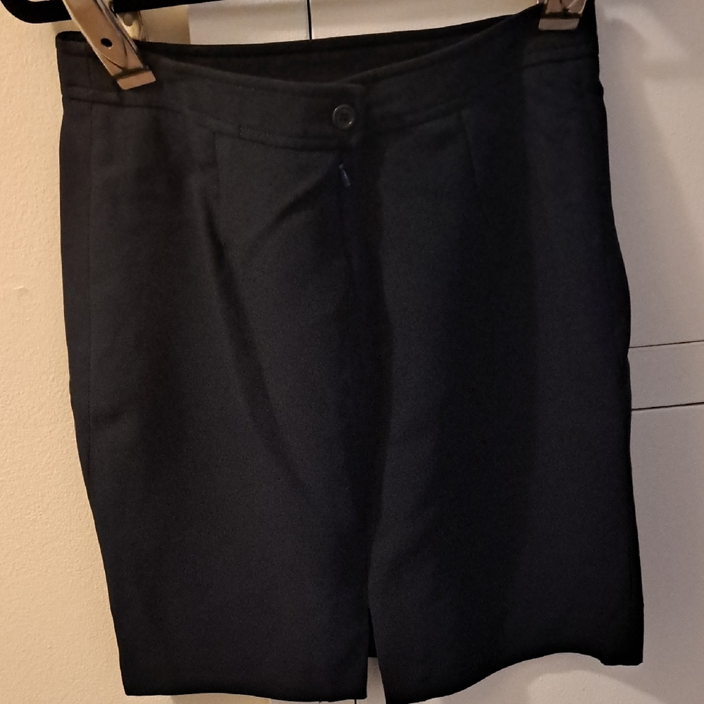 GUESS COLLECTION Women's Navy Blue Lined Skirt, Size: 8, Pre-Owned